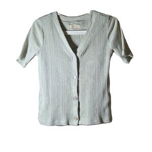 Madewell Pointelle Cardigan Twin Set XS